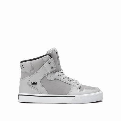 Gyerek Supra VAIDER Magasszárú Cipő HU783219 Szürke/Fehér